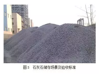 石灰石顆粒的檢查驗收